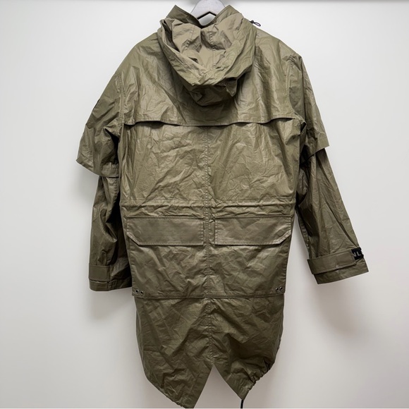 Magnlens Fishtail Olive Green Parka Jacket Size Medium - Picture 8 of 16